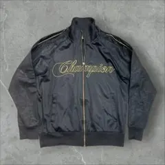 champion トラックジャケット メンズ ジャージ 上 M 黒