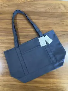 キャンバストートバッグ（グレー系ネイビー）のサムネイル
