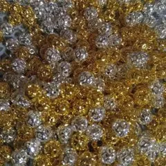 カスタムボールペン　ビーズ　6ミリ　ストラップ　隙間埋　イヤリング