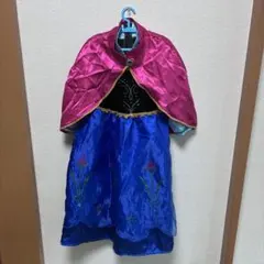 【110cm】アナ風 ドレス 手袋付き コスプレ なりきり プリンセス 女の子