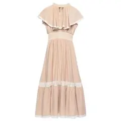 eimy istoireコントラストフリルフレアワンピース エイミーイストワール