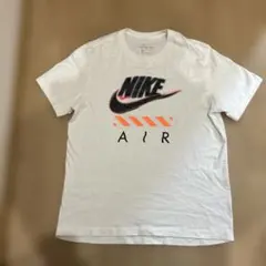 NIKE AIR ナイキ かすれビッグロゴ　Tシャツ XL ホワイト