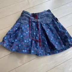 デニムスカート 120 プリーツ