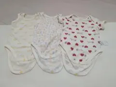 ユニクロ　ベビー肌着　ボディスーツ　3枚セット　70cm