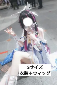 原神 コロンビーナ コスプレ ウィッグ 原神 Genshin 「少女」コロンビーナ-Columbina コスプレウィッグ