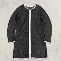 高級 美品 Paul Smith BLACK カーディガン R-8725