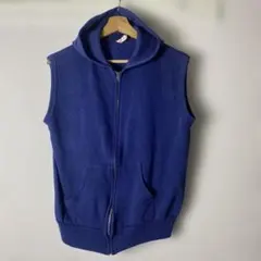 70s USA製 Sportswear スウェットベスト 紺 M ヴィンテージのサムネイル