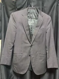 ユナイテッドアローズ グリーンレーベルリラクシング グレー ジャケット 肘 破れ