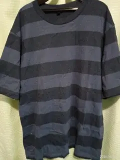 UNIQLO ユニクロ ボーダーTシャツ ネイビー XLサイズ