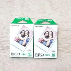 FUJIFILM instax mini インスタントフィルム 10枚入り 2箱