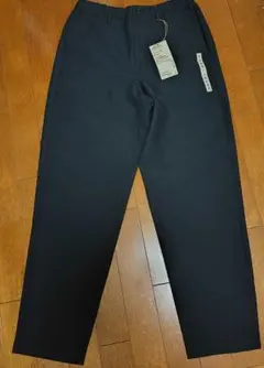 無印良品 風を通すストレッチテーパードパンツ　黒 Sのサムネイル