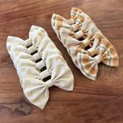 水玉、チェック柄　12個セット 犬用リボン　トリミングチョーカー　犬用チョーカー