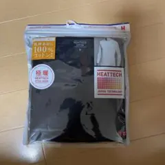 ②極暖　ヒートテックコットン　クルーネックT(九部袖) M