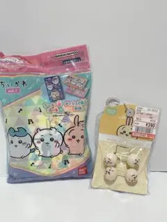 ちいかわ ポケットティッシュ vol.2 & うさぎヘアアクセサリー セット