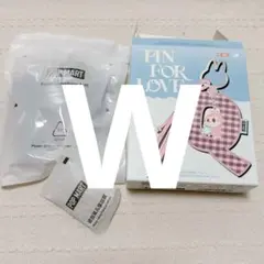 【W】正規品 ラブブ イニシャル チャーム 後半 未開封