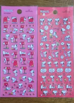 【新品未開封】PEANUTS スヌーピーシール 2シートセット