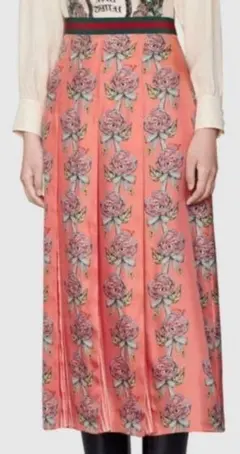 GUCCI✕ヒグチユウコ 眼花ちゃんシルクプリーツスカート36 日本限定のサムネイル