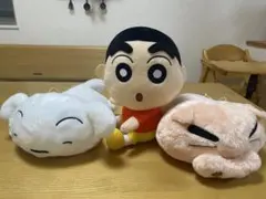 クレヨンしんちゃんぬいぐるみまとめ売り　しんのすけ　シロ　ぶりぶりざえもん　3点