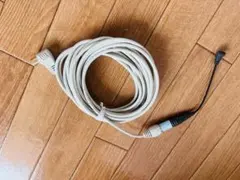 テレビアンテナ線同軸ケーブル F型コネクタ付き 白のサムネイル