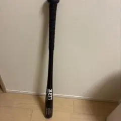 ZETT 軟式木製バット 黒　84センチ　730g平均