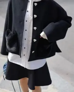 【✨完売品】gypsohila Fur Pocket River Coatハート