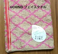 ウチノクオリティ「とってもよく吸う。」　フェイスタオル（新品）のサムネイル