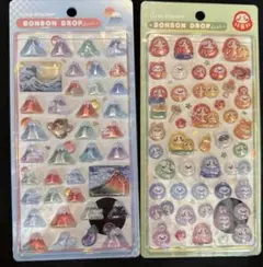 【未使用】【正規品】BONBON DROP シールセット 2シート　和柄