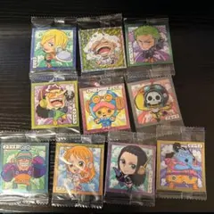 早い者勝ち！ ワンピース大海賊シールウエハース 麦わらの一味 セット