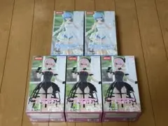 リゼロ フィギュア レム2体 ラム3体 烏龍ドレス