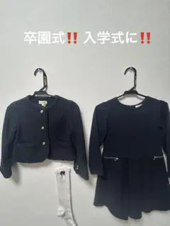 UNITED ARROWS 120 女の子 卒園入学ワンピ ボレロ 靴下」