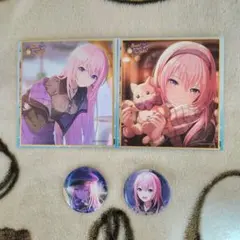 プロセカ ルカ 色紙 53C 缶バッジ 38A 43A