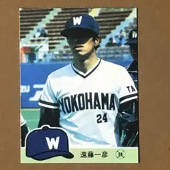 カルビープロ野球ミニカード ’84 大洋ホエールズ 遠藤一彦