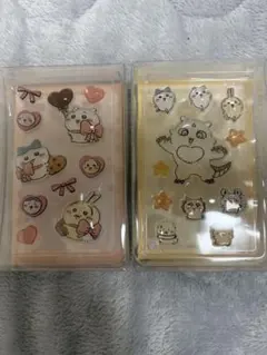 値下げ　未使用　ちいかわ PUKU CHURU シール 2種セットのサムネイル