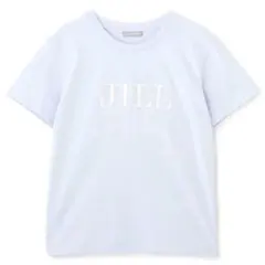 JILL by JILLSTUART ビッグリボンロゴ刺繍Tシャツ ブルーのサムネイル