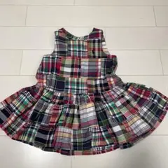 Polo Ralph Lauren パッチワーク ワンピース　85cmのサムネイル