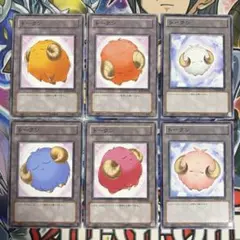 遊戯王の日 羊 ひつじ 青 黄 桃 橙 字レア R トークン TK05 パック5