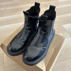 ZARA キッズ ブーツ ブラック 34 21.5〜22.0cm