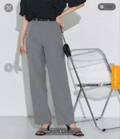 センタープレスパンツ