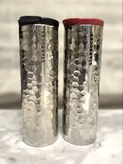 美品 格安 スターバックス タンブラー ハンマートーン 473ml 2個セット！