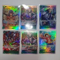 ワンピース トレーディングカード 6枚セット
