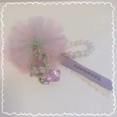 ラプンツェル  ユニコーン リボン キーホルダー