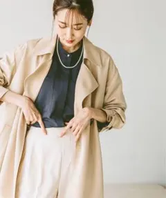 【グローバルワーク】ゆるかるトレンチコート