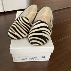 ゼブラ柄 パンプス 36サイズ