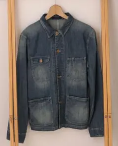 RAGEBLUE デニム カバーオール Lサイズ ワークジャケット