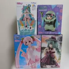 フィギュアセット 初音ミク 桜ミク 4点