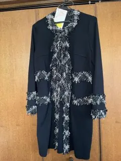 TO BE CHIC ニットフリンジコート　ハイクラスクリーニング済み　お値下