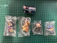 しんちゃん フィギュア 4体セット　 名探偵しんちゃん2 ガチャガチャ