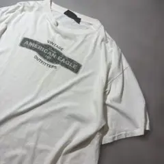 90s American Eagle USA製 ホワイト シングルステッチ