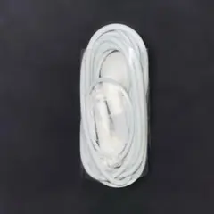 Apple純正 ホワイト 有線イヤホン メッシュカバー付き