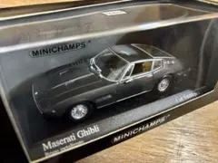 ミニチャンプス　マセラティ　ギブリ　1966 グレー　PMA